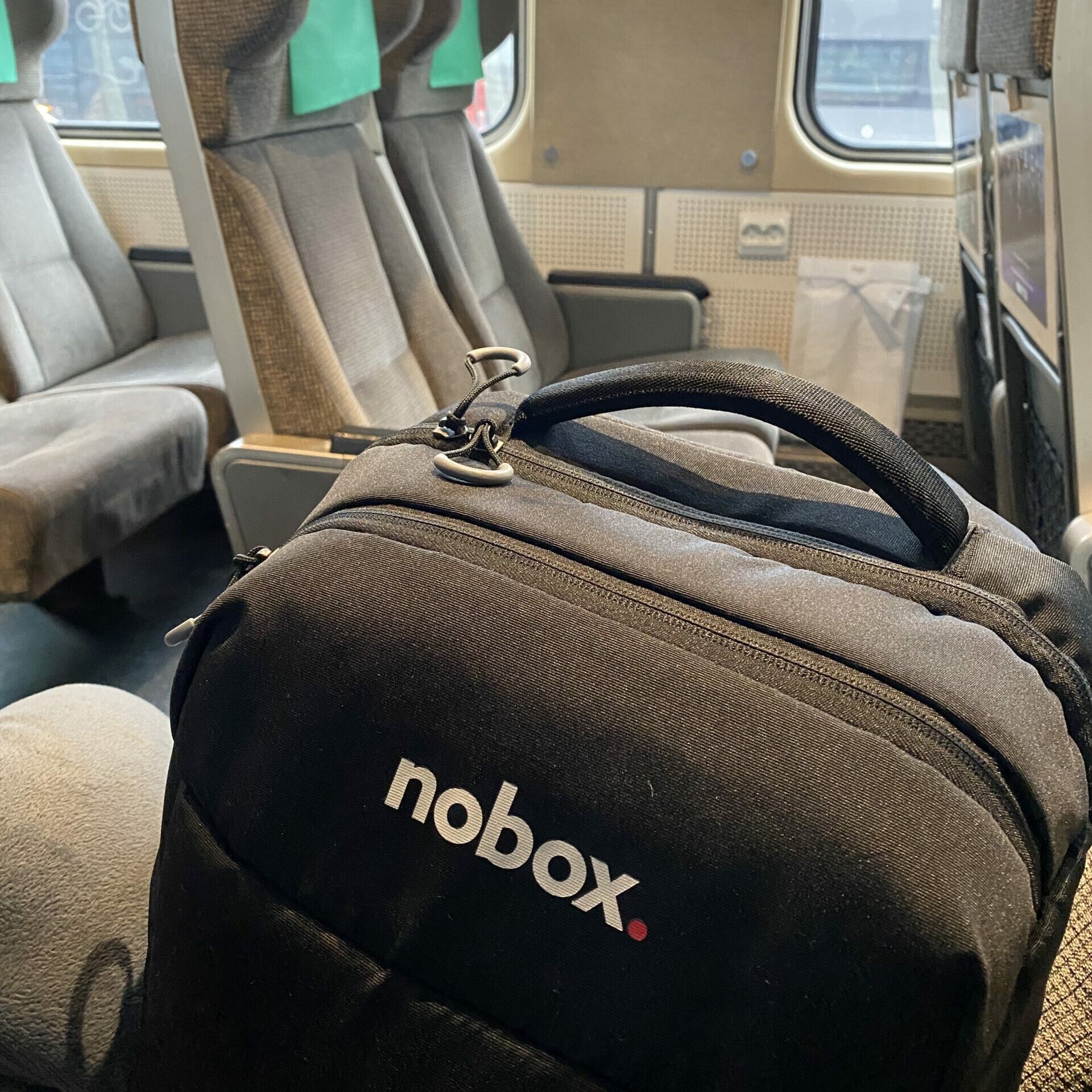 nobox framme på Centralstationen i Göteborg